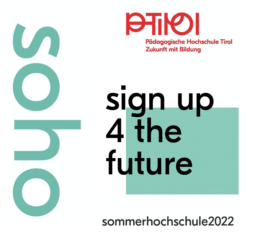 Schriftmarke Sign up 4 the future