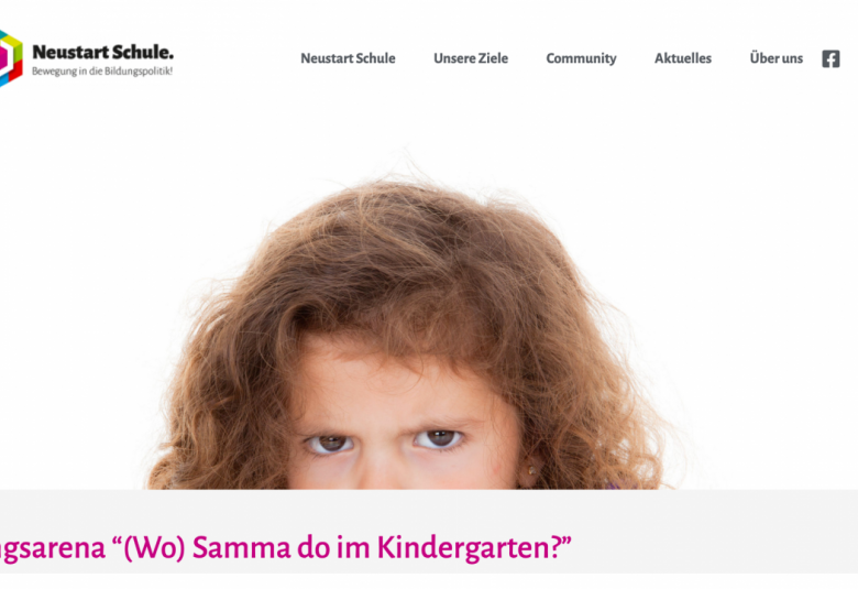 Bildungsarena, (Wo) Samma do im Kindergarten?