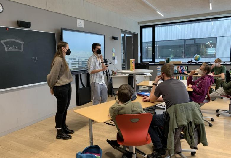 Studierende der PH Tirol eröffnen das Projekt