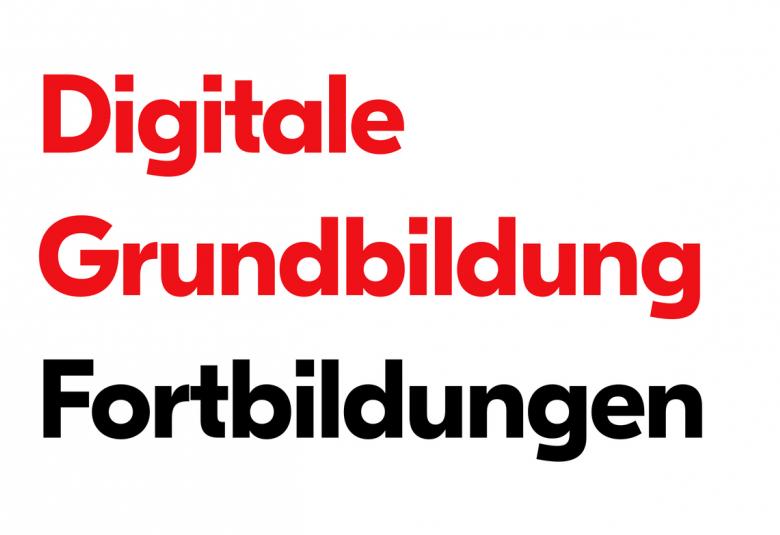 Digitale Grundbildung - Fortbildungen