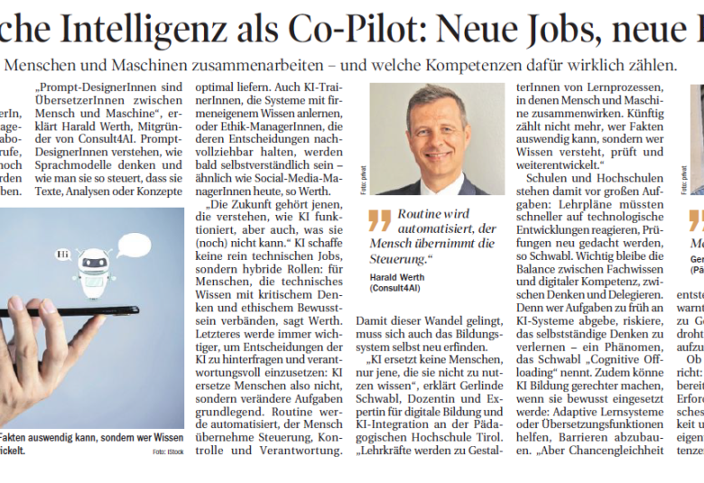 KI-Expertin Gerlinde Schwabl im Interview.