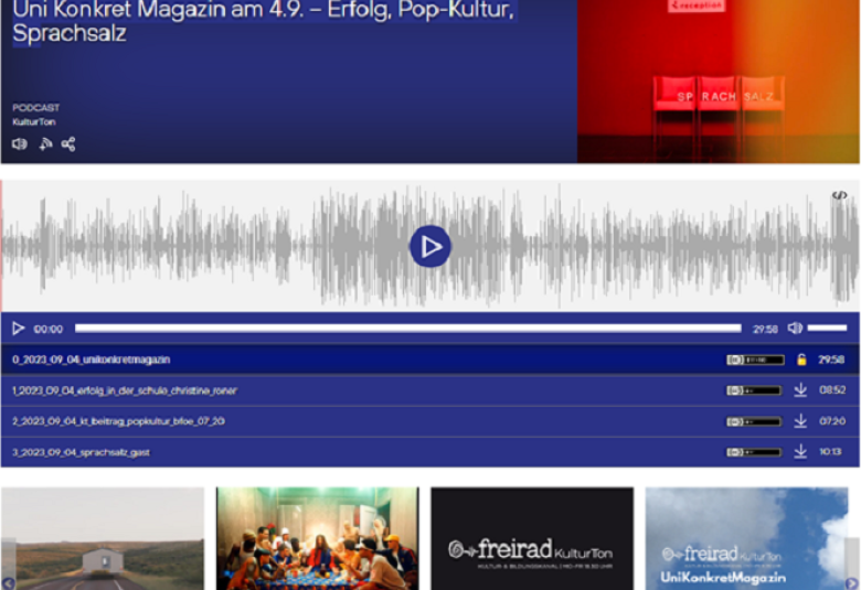 Radio Freirad berichtete über das Schulentwicklungsprojekt "Erfolg und Wohlfühlen" an der Praxismittelschule der PH Tirol