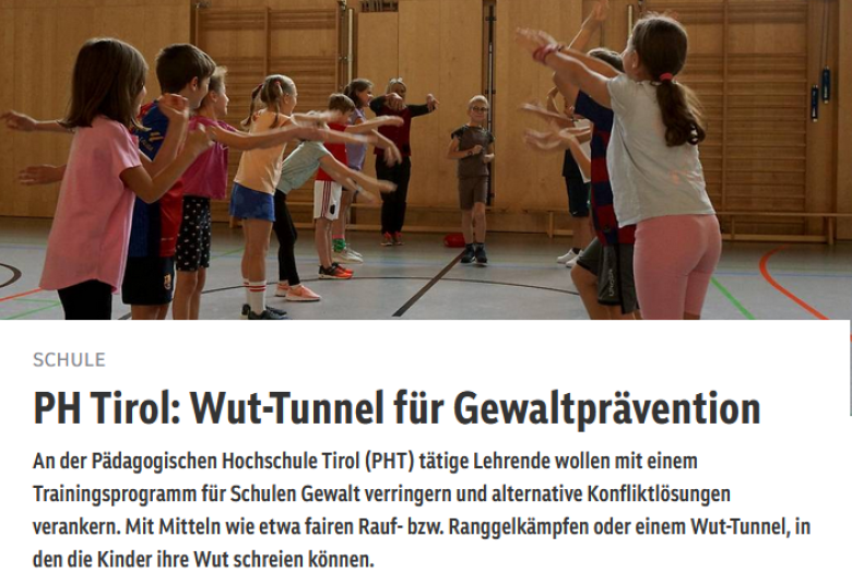 Screenshot Webbericht