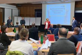 Bild von der Abschlussveranstaltung Team 2017