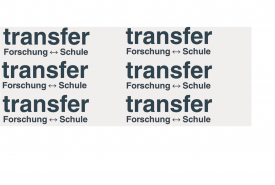 Das Bild zeigt das Logo der Zeitschrift transfer.